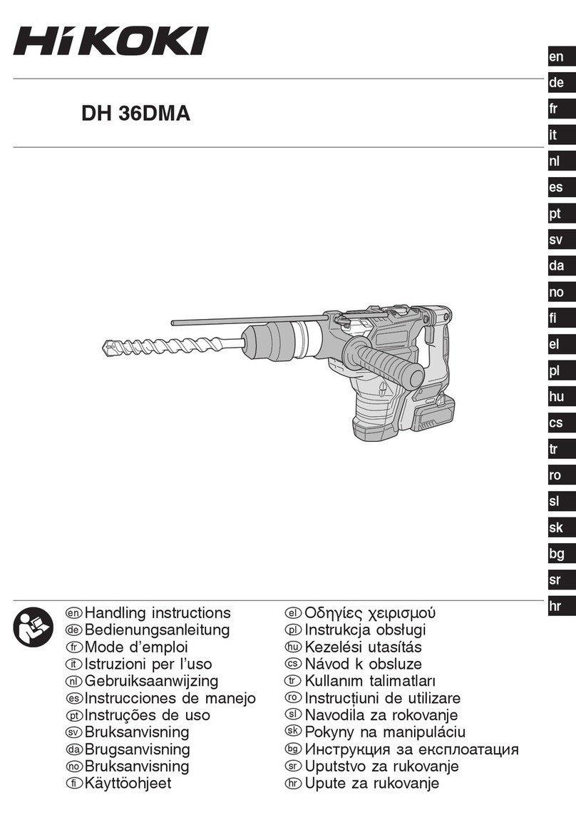 HIKOKI DH 36DMA User manual