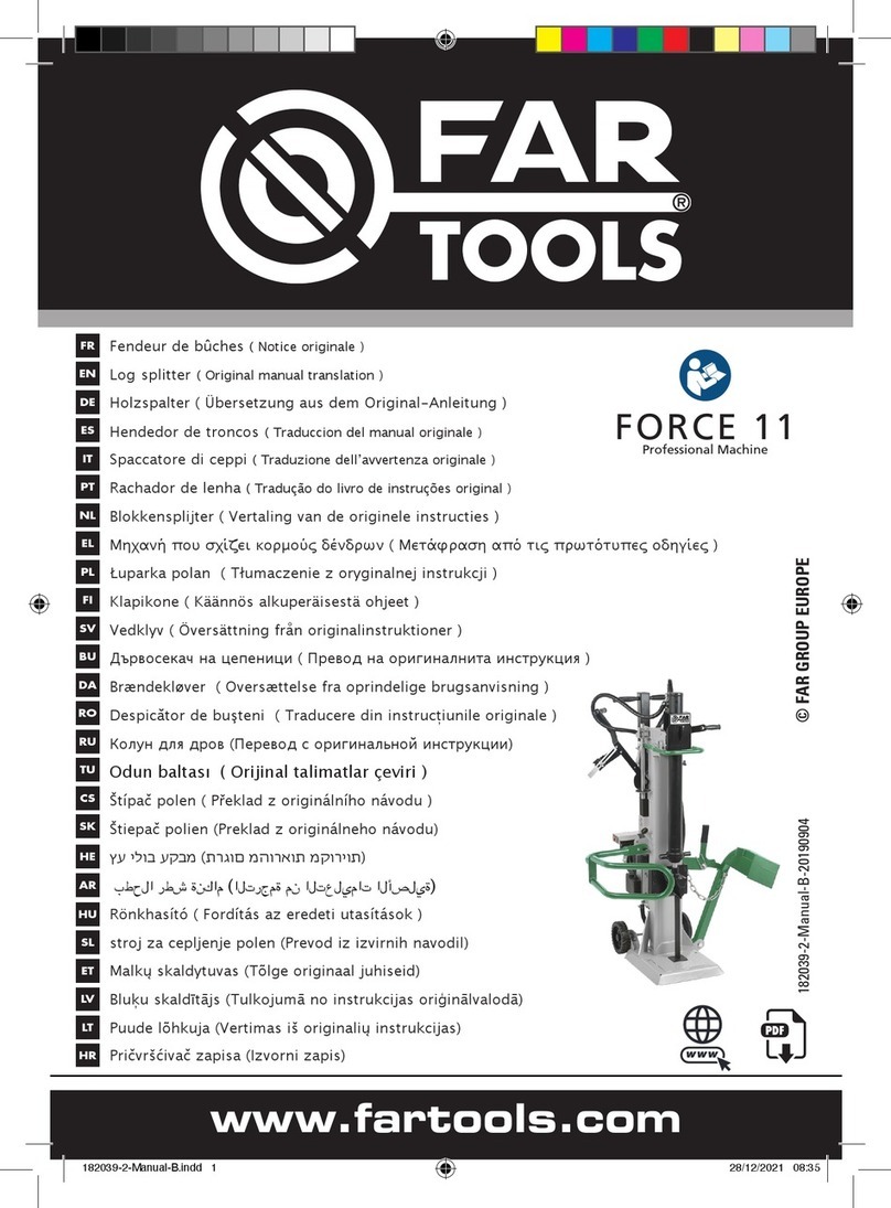 Far Tools FORCE 11 Original manual translation
