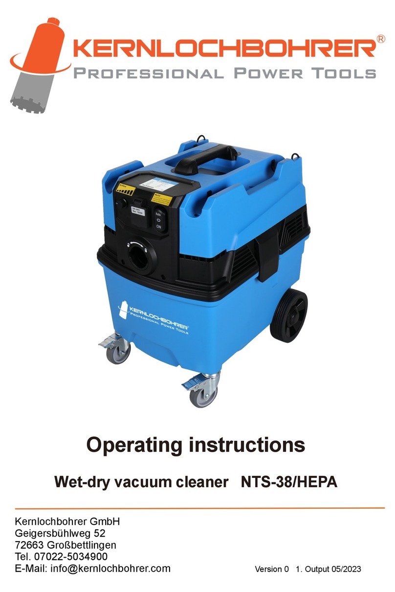 Kernlochbohrer NTS-38/HEPA operating instructions