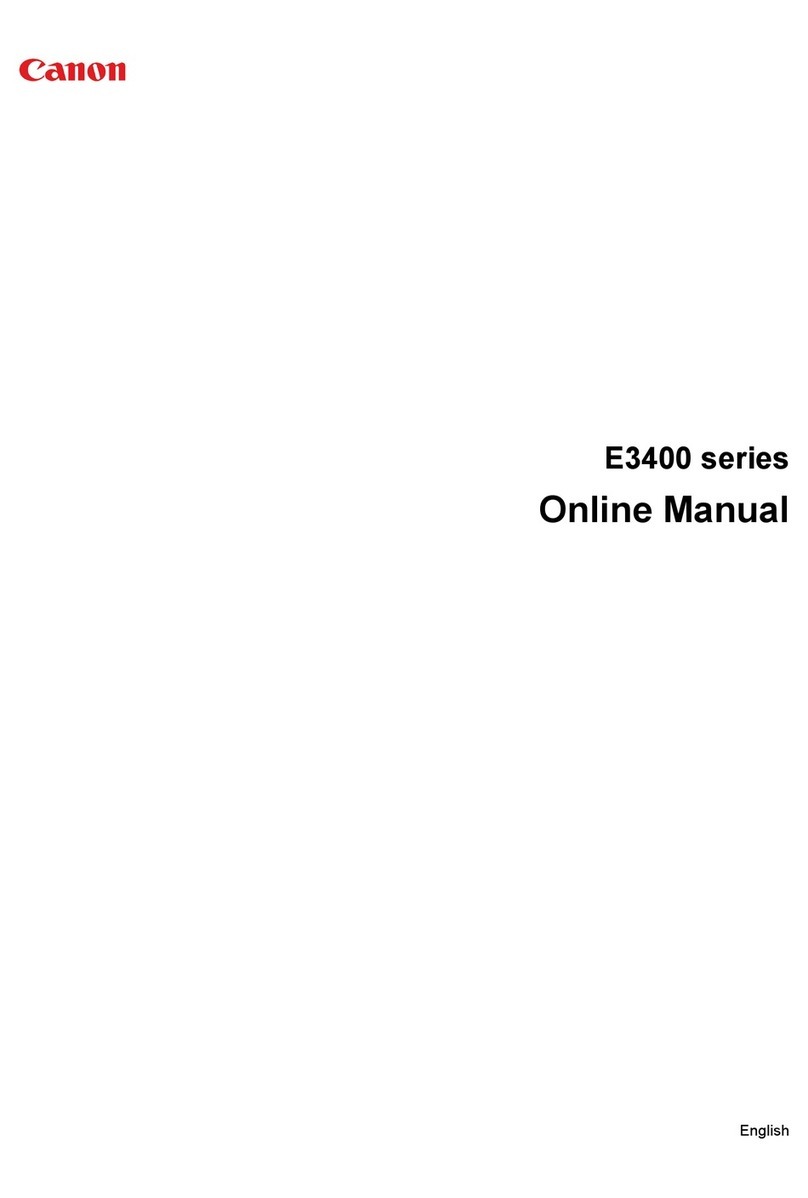 Canon Pixma E3400 Series Setup guide