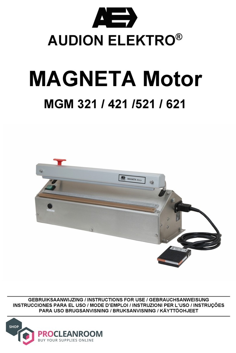Audion Elektro MAGNETA MGM 321 Instructions for use
