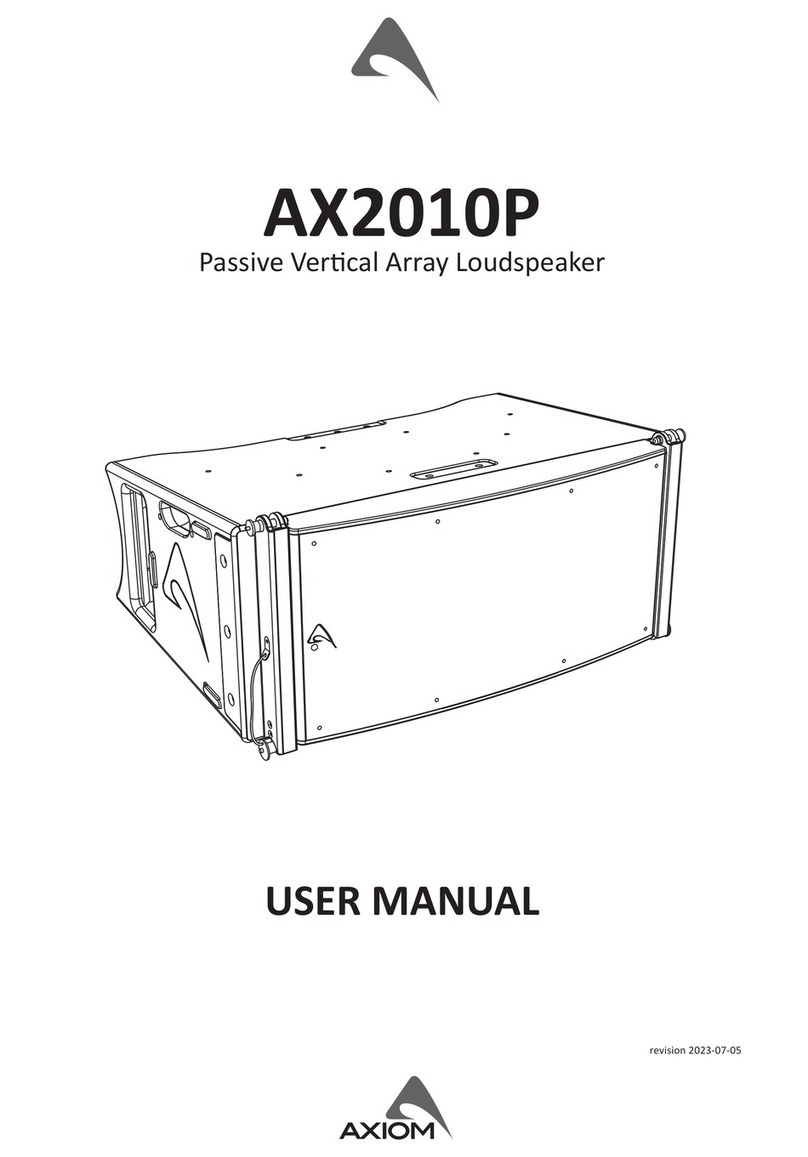 Axiom AX2010P user manual