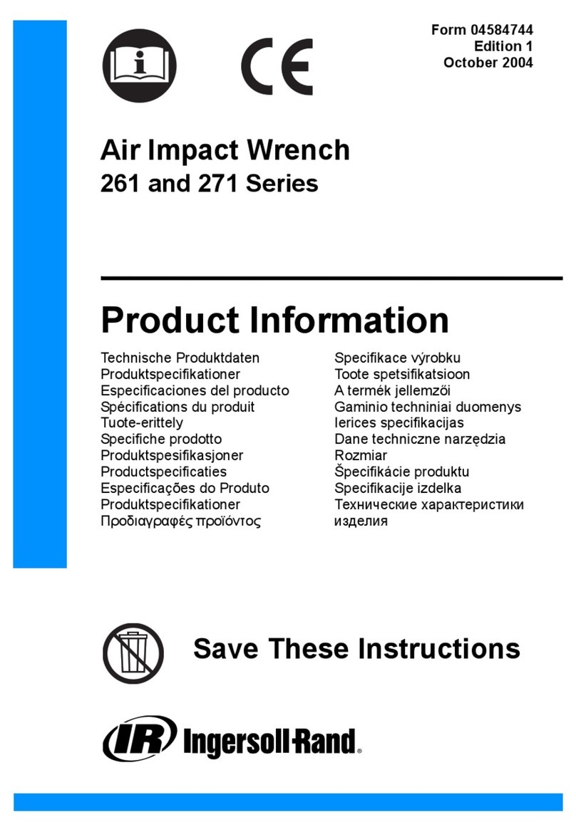 Ingersoll-Rand 271 Series Product information