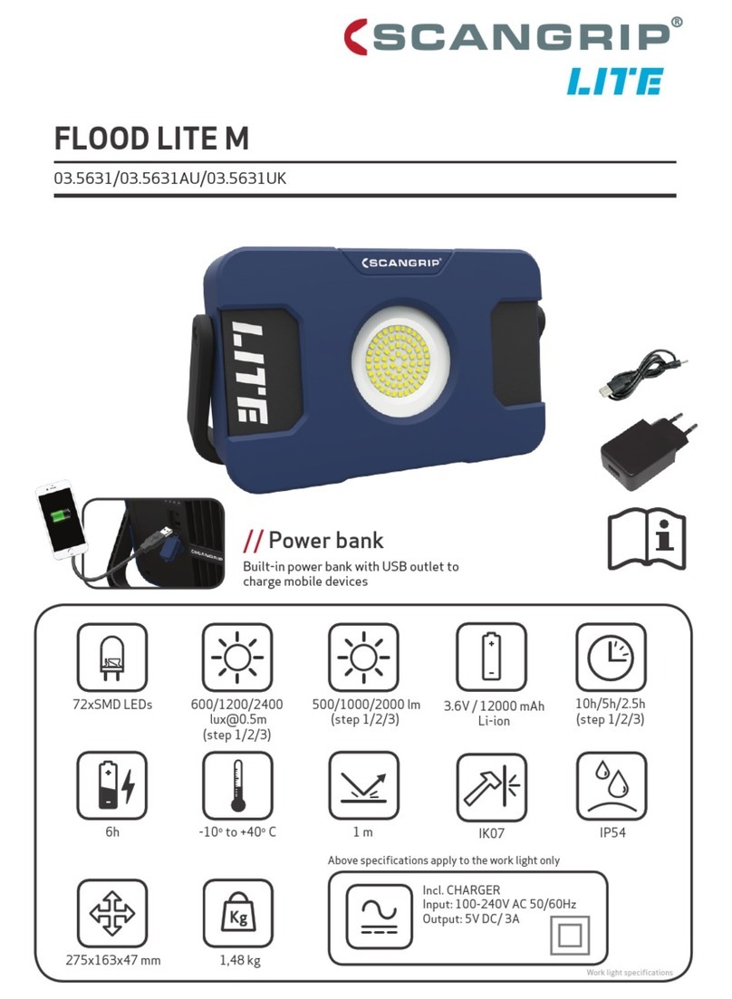 SCANGRIP FLOOD LITE M User manual