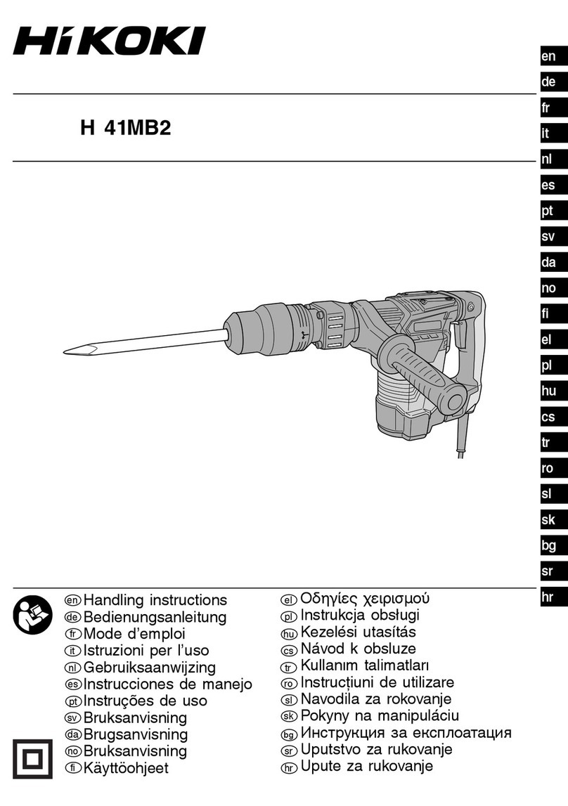 HIKOKI H 41MB2 Handling instructions