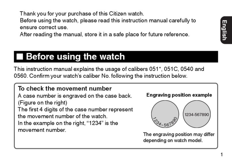 Citizen AN3371-54E manual