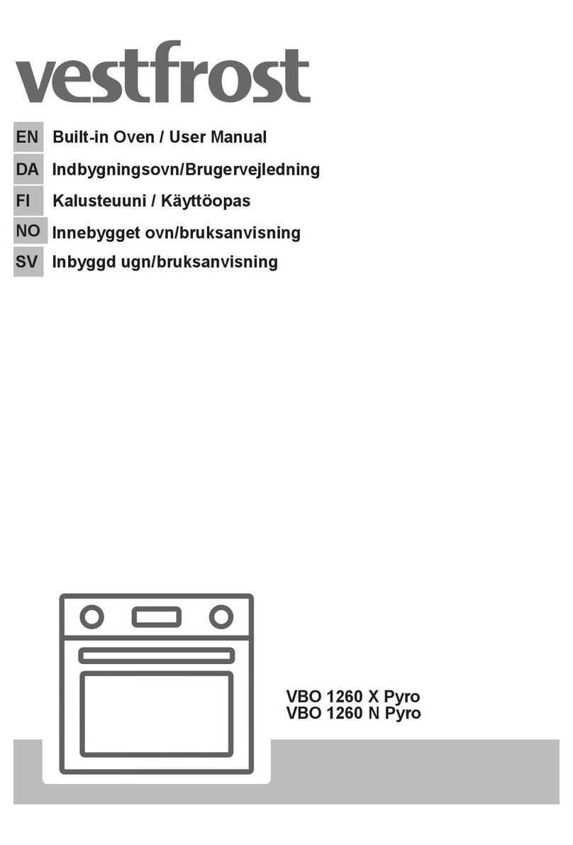 Vestfrost VBO 1260 X Pyro user manual
