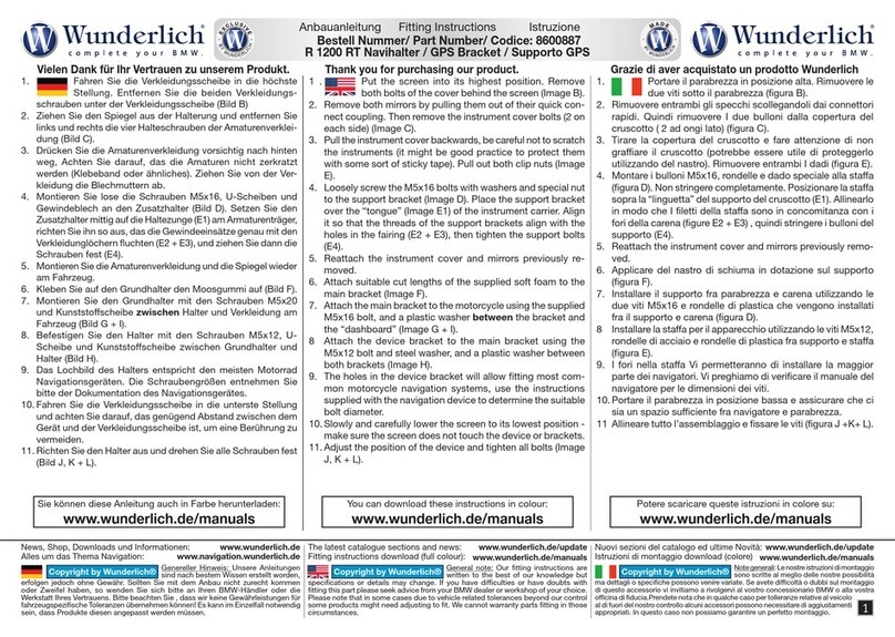 Wunderlich R 1200 RT Fitting instructions