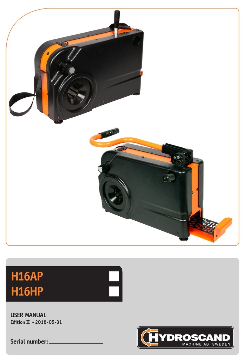 HYDROSCAND H16AP user manual