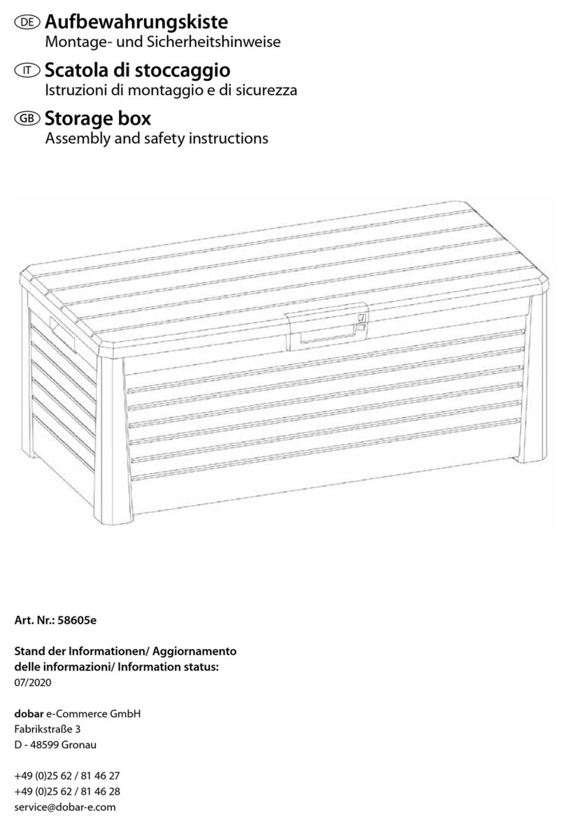 dobar 58605e Assembly and safety instructions