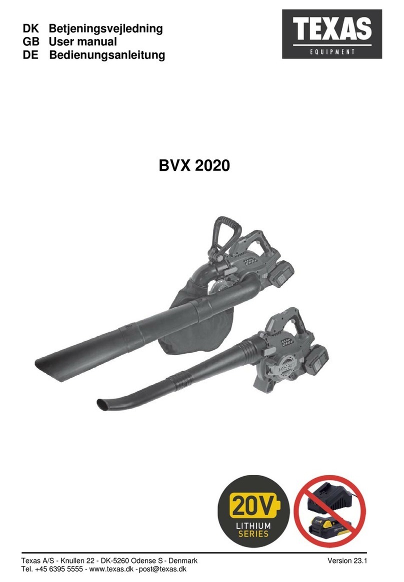 Texas Equipment BVX2020 user manual