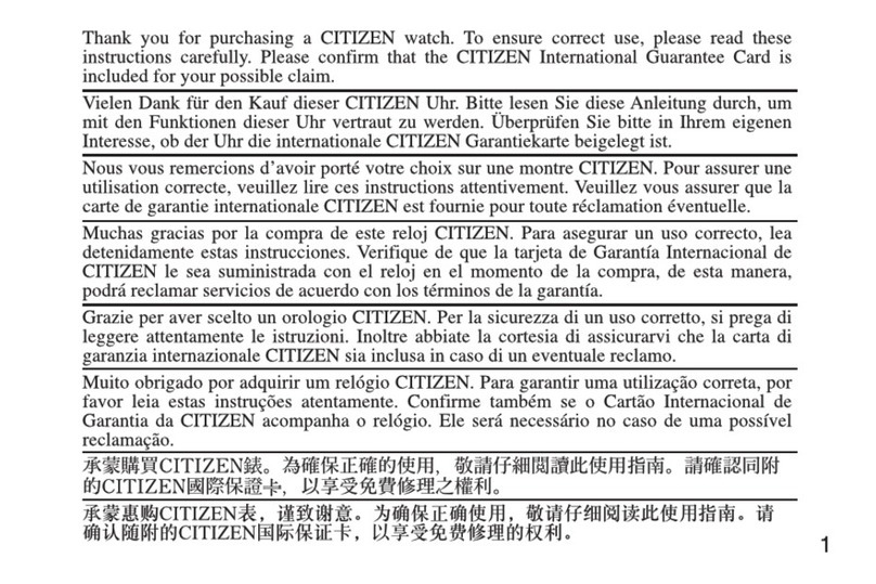 Citizen BV1116-12A User manual