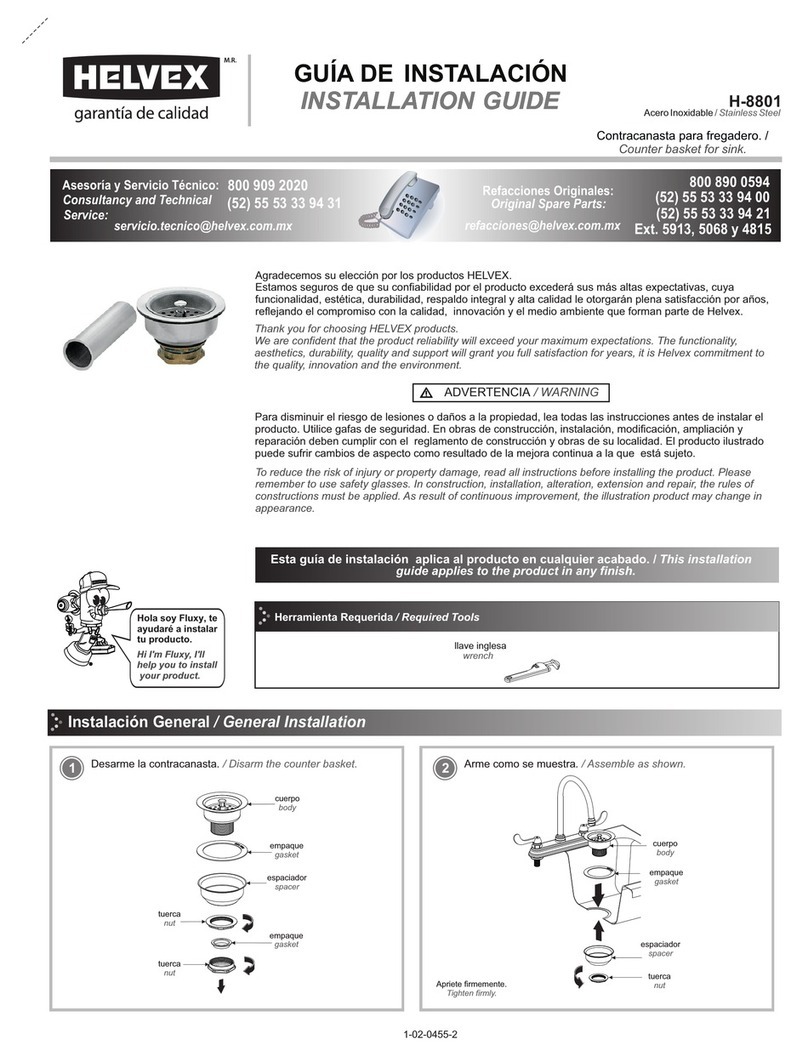 Helvex H-8801 User manual