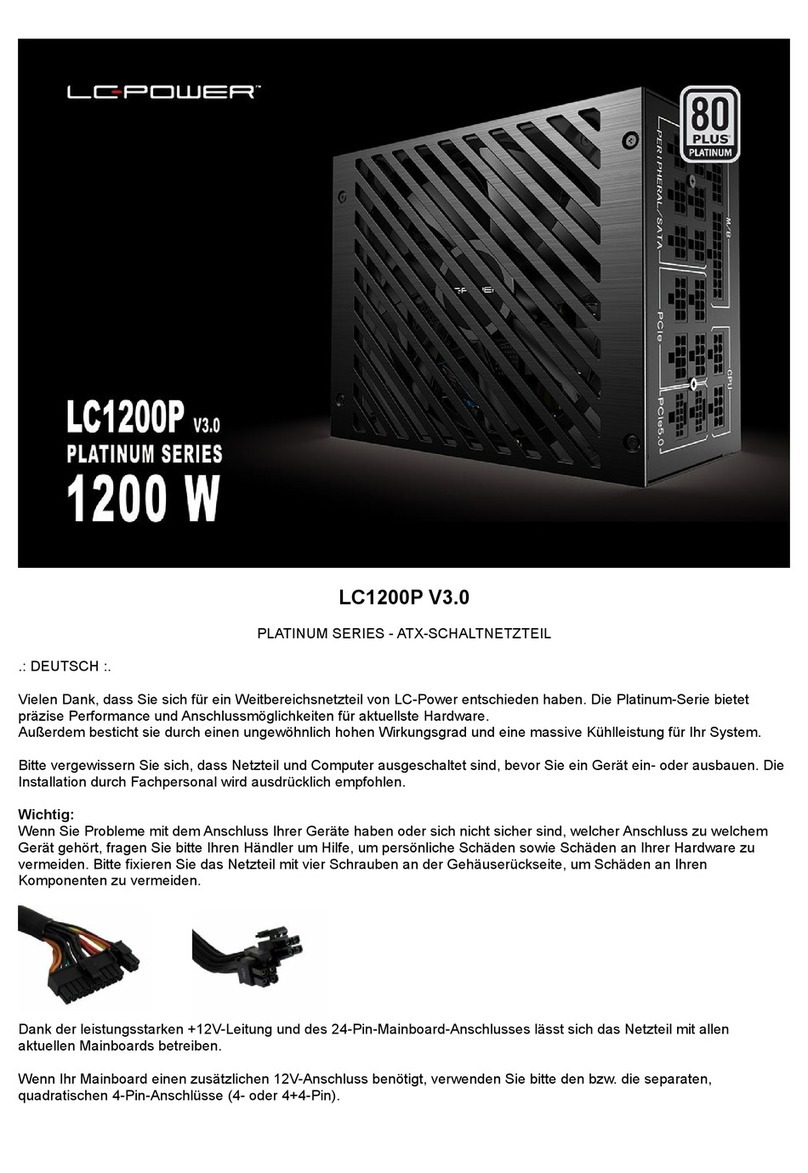 LC-POWER LC1200P User manual