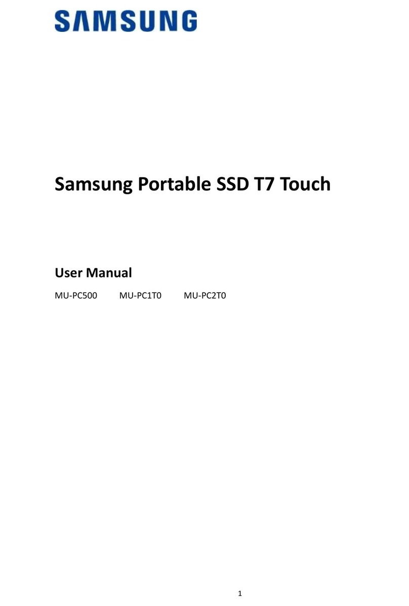 Samsung Portable SSD T7 Touch user manual