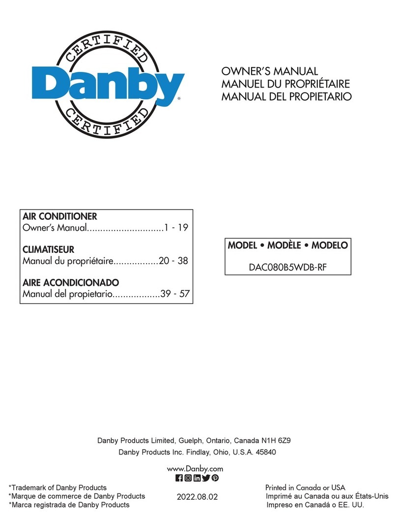 Danby DAC080B5WDB-RF User manual