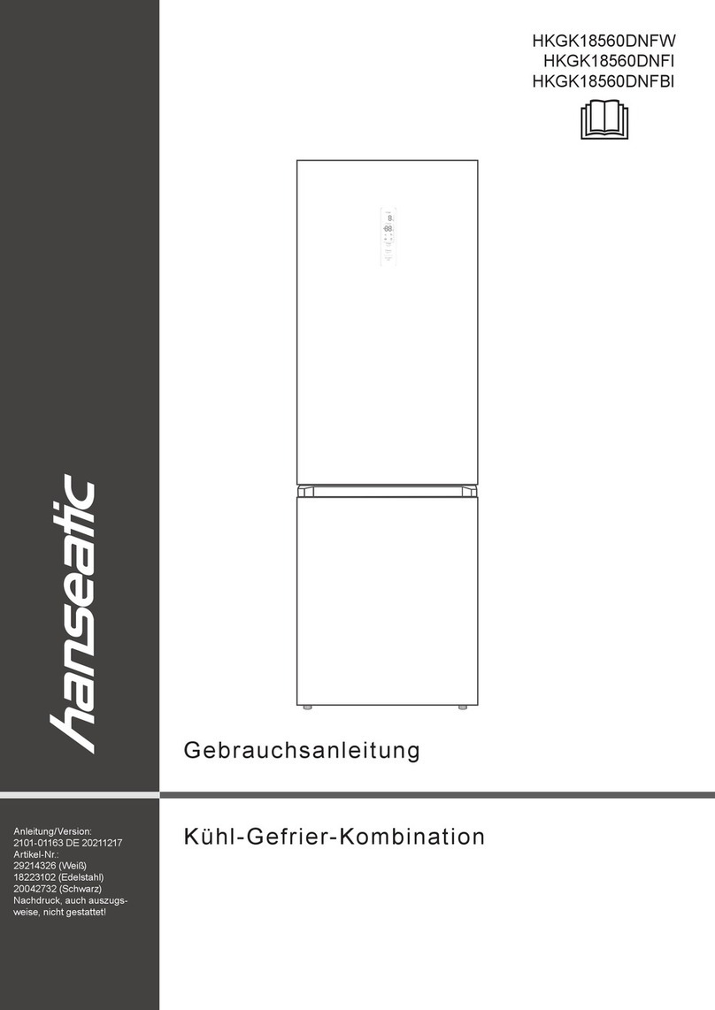 Hanseatic HKGK18560DNFW User manual