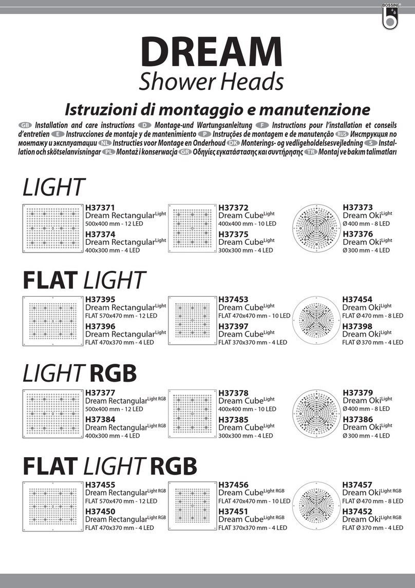 Dream Ligh H37371 INSTALLATION AND CARE INSTRUCTIONS