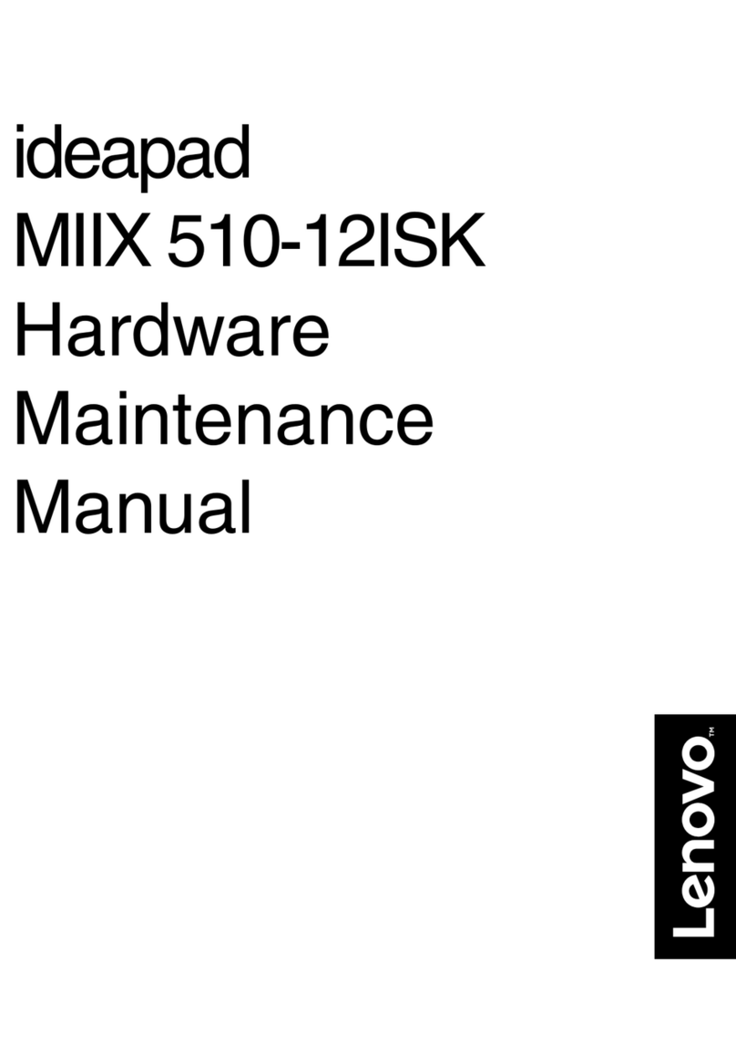 Lenovo ideapad MIIX 510-12ISK Hardware Maintenance Manual Lenovo ideapad MIIX 510-12ISK Hardware Maintenance Manual
