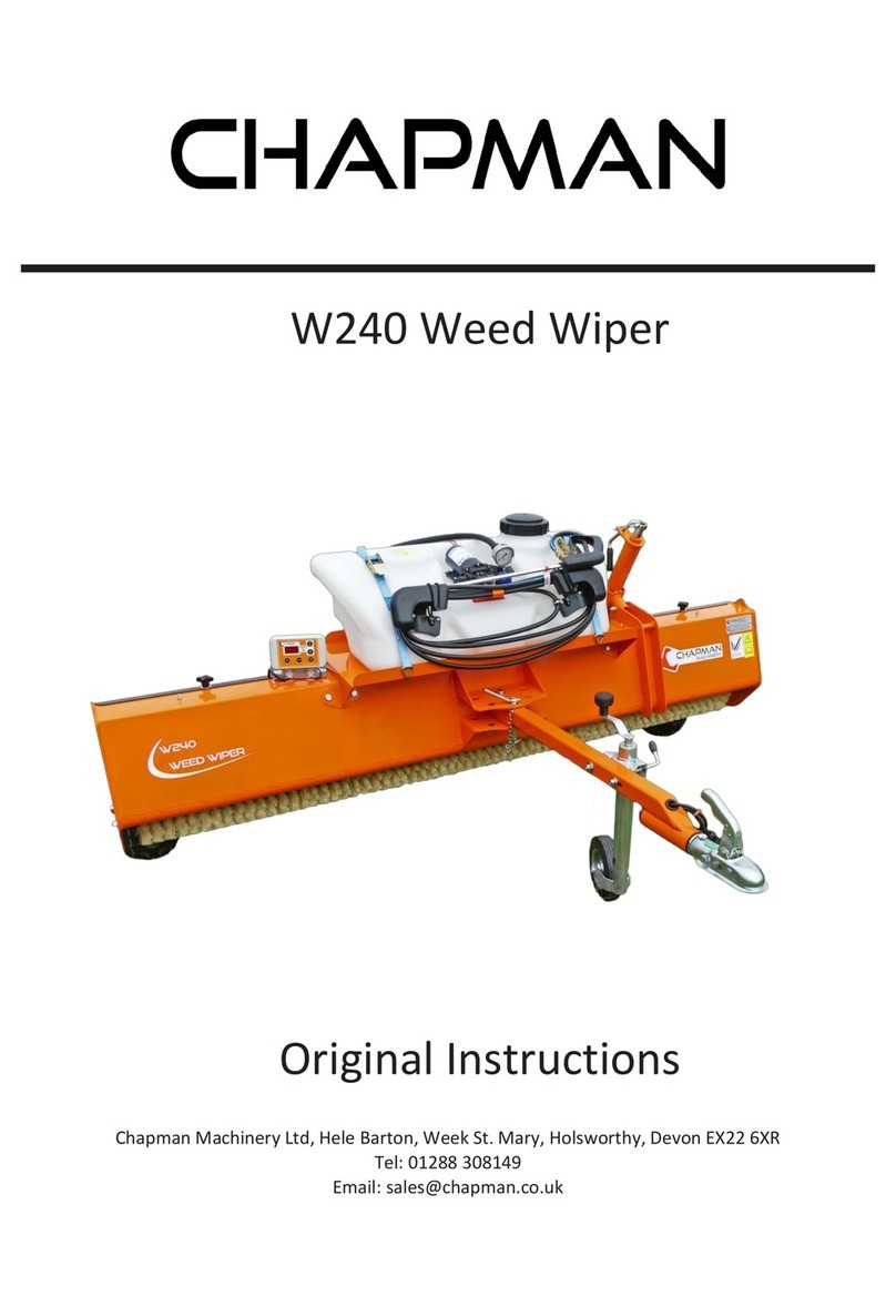 Chapman Machinery W240-C User manual