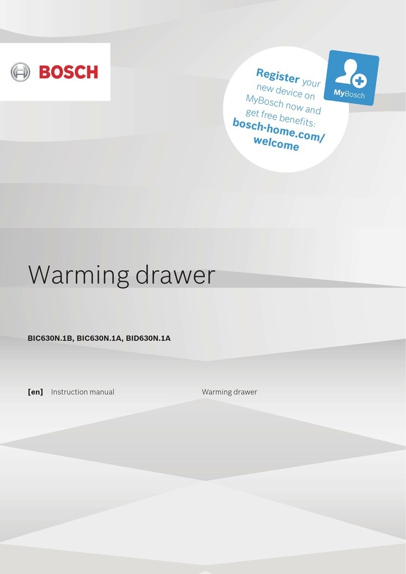 Bosch BIC630N 1A Series instruction manual