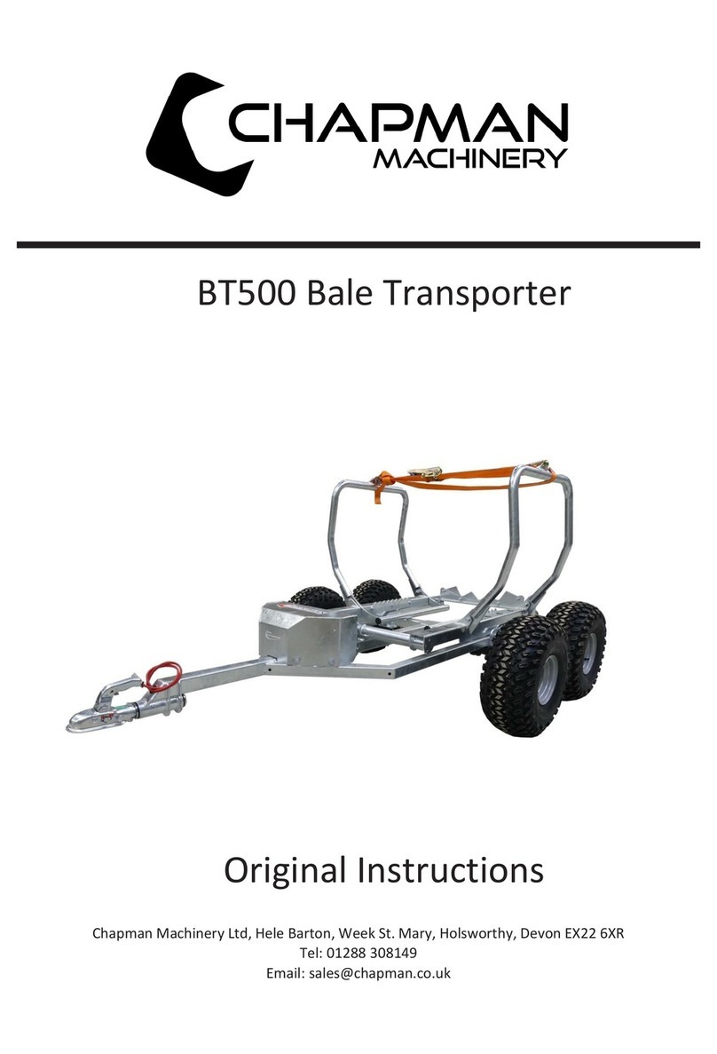 Chapman Machinery BT500 Original instructions