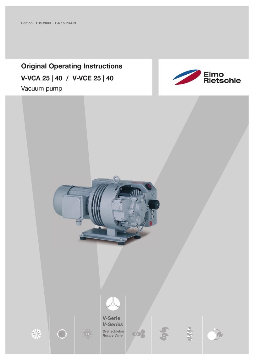 Elmo Rietschle V-VCA 25 User manual