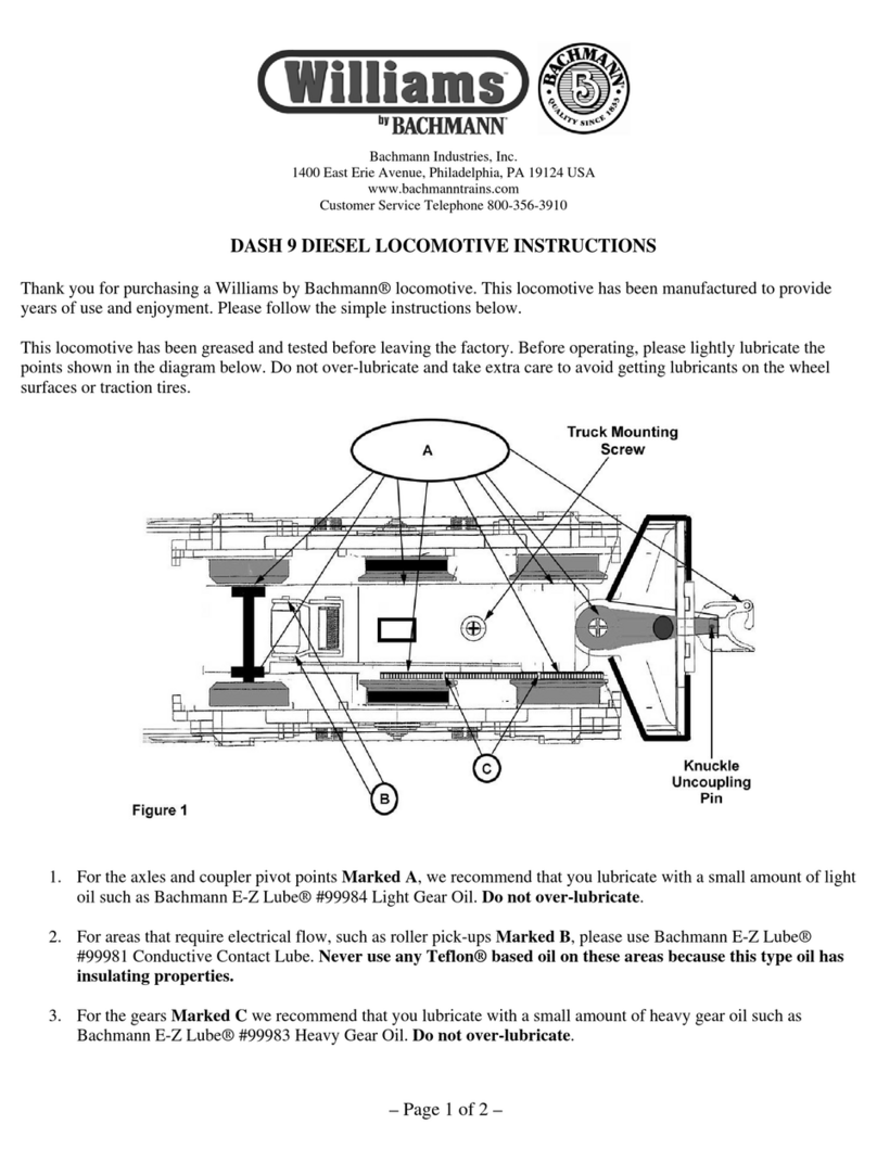 Bachmann Williams DASH 9 instructions Bachmann Williams DASH 9 instructions