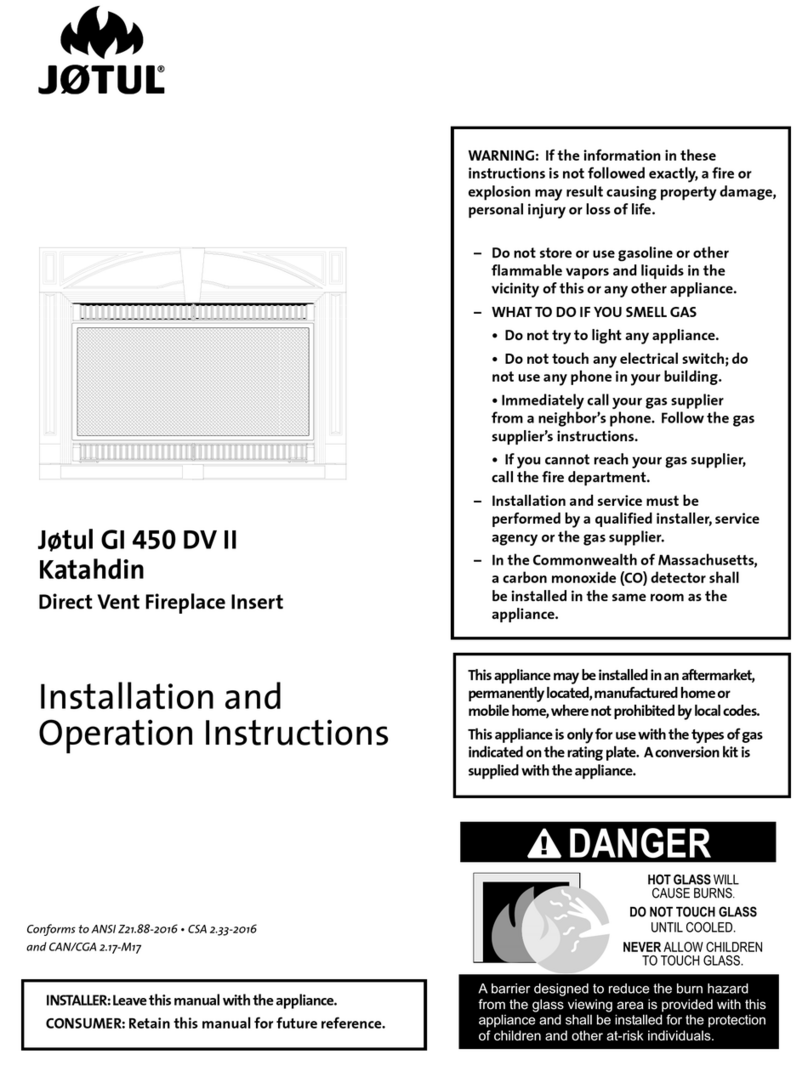 Jøtul GI 450 DV II Owner's manual