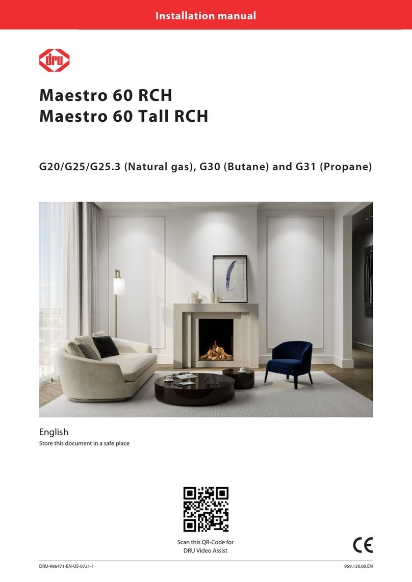 Dru Maestro 60 Tall RCH User manual