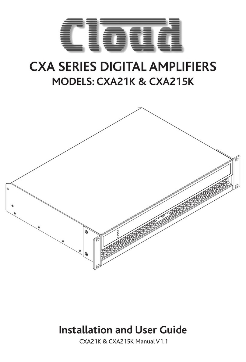 Cloud CXA215K User manual Cloud CXA215K User manual