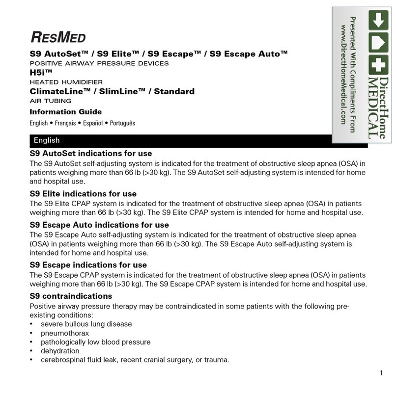 ResMed S9 Escape Information guide