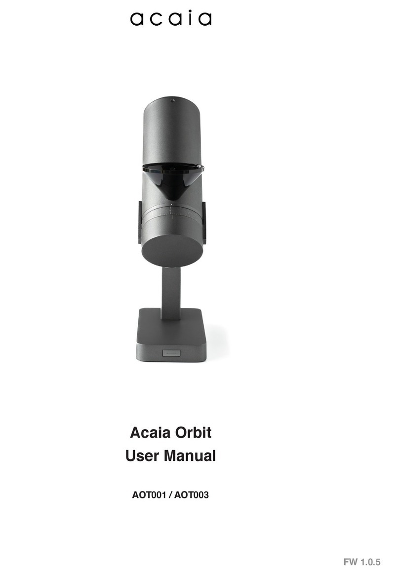 acaia AOT003 user manual