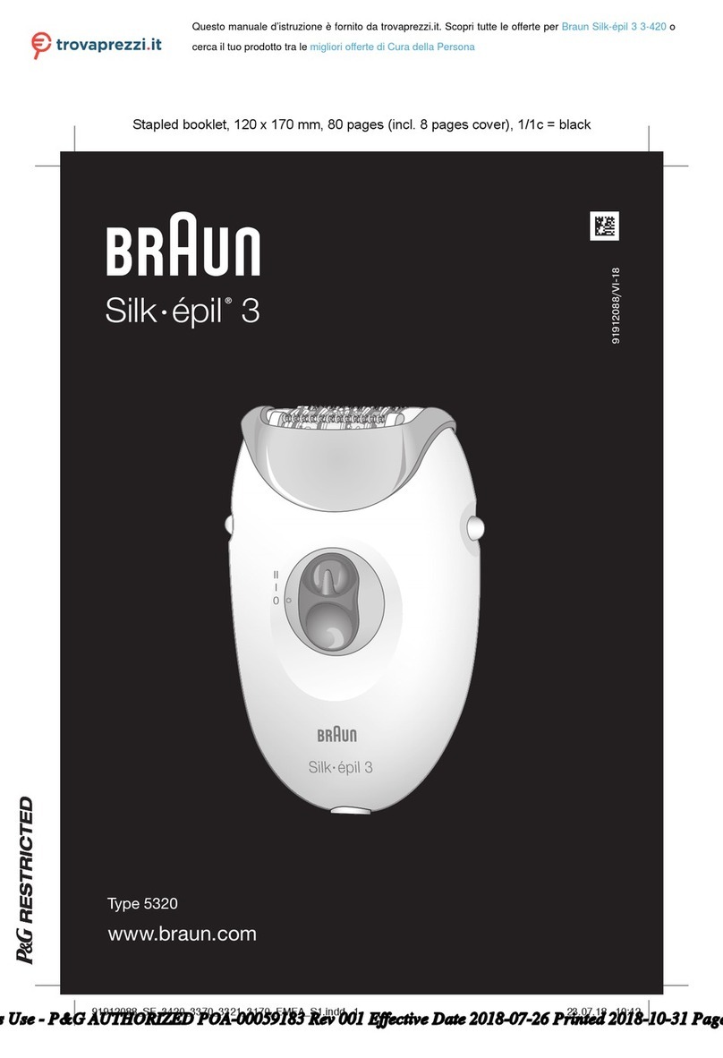 Braun Silk-epil 3 3-420 manual