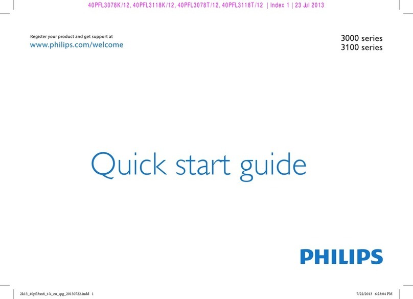 Philips 40PFL3078K/12 User manual