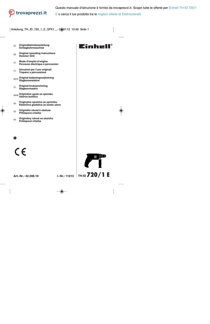 EINHELL 42.598.19 User manual