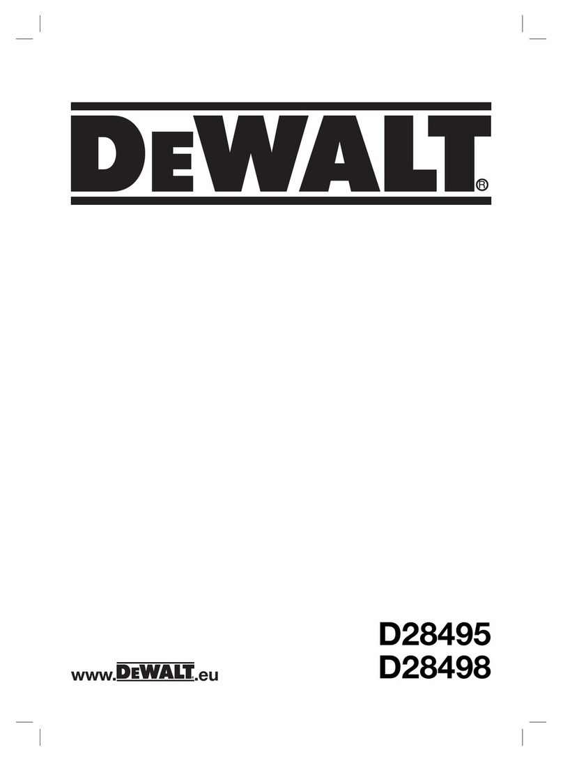 DeWalt D28495 Original instructions