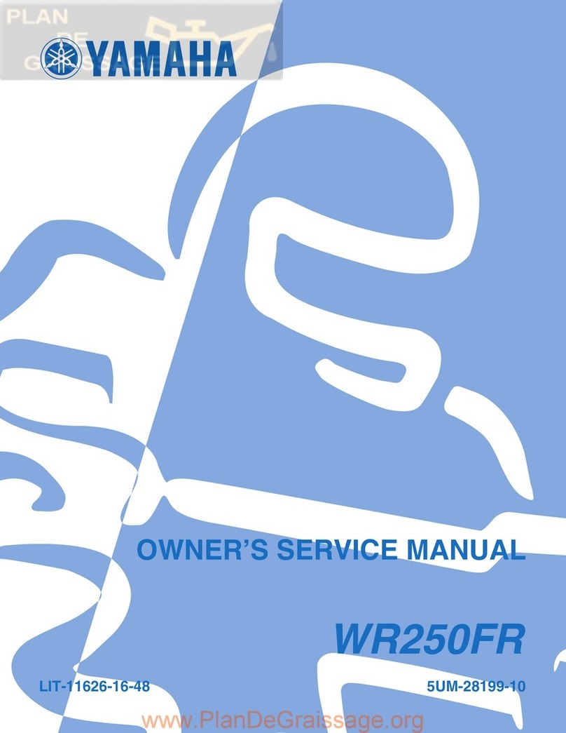 Yamaha WR250FR 2002 Application guide