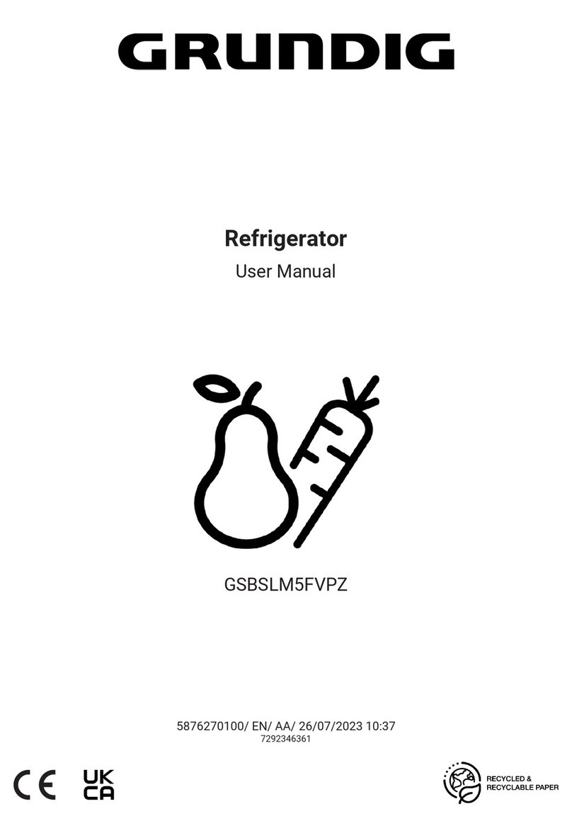 Grundig GSBSLM5FVPZ user manual