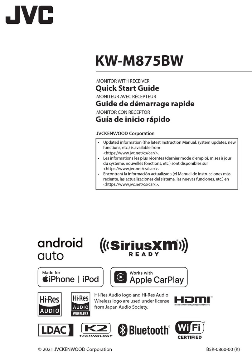 Kenwood KW-M875BW User manual