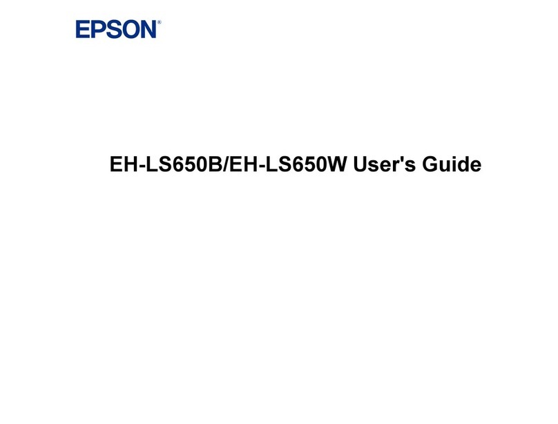 Epson EH-LS650B User manual