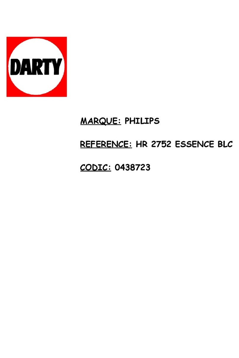 Philips 0438723 user manual