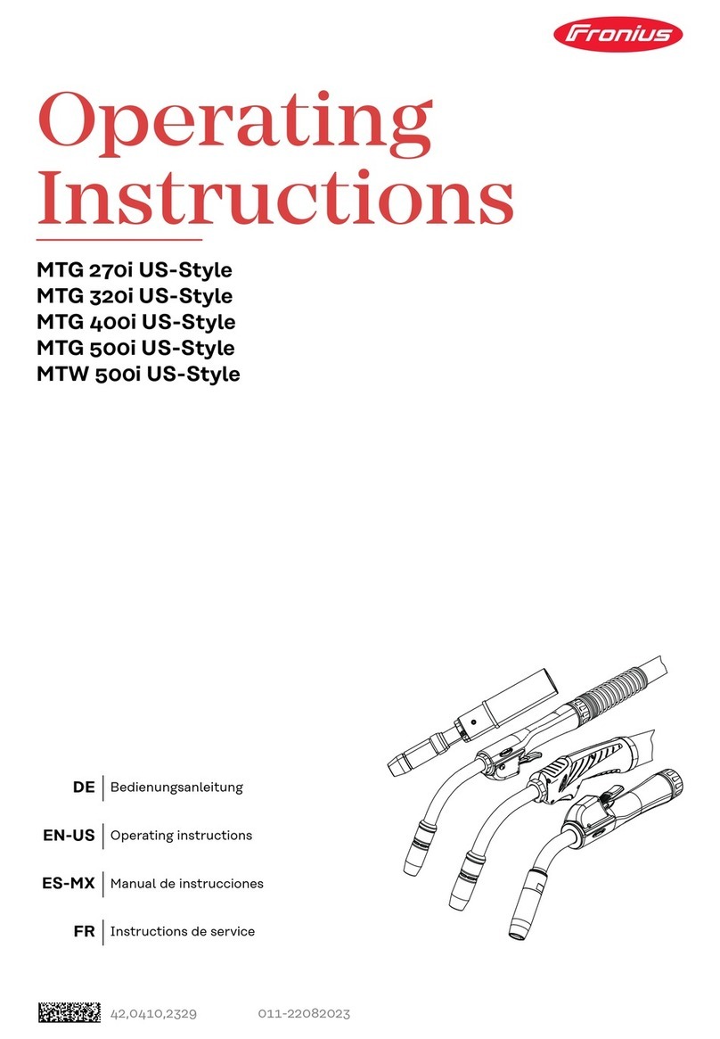 FRO­NIUS MTG 270i US-Style User manual
