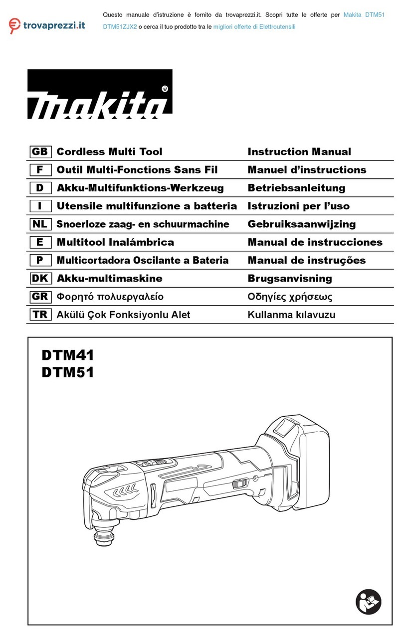 Makita DTM51ZJX2 User manual