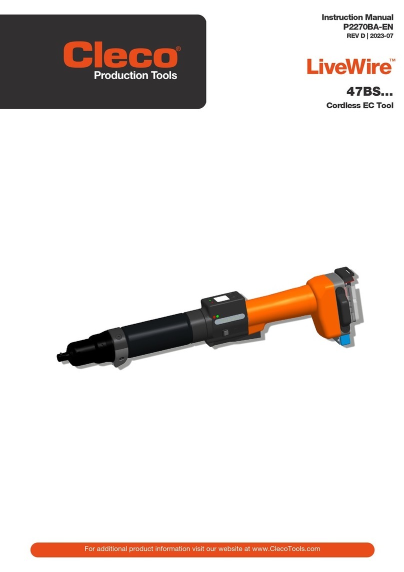 Cleco LiveWire 47BS Series User manual