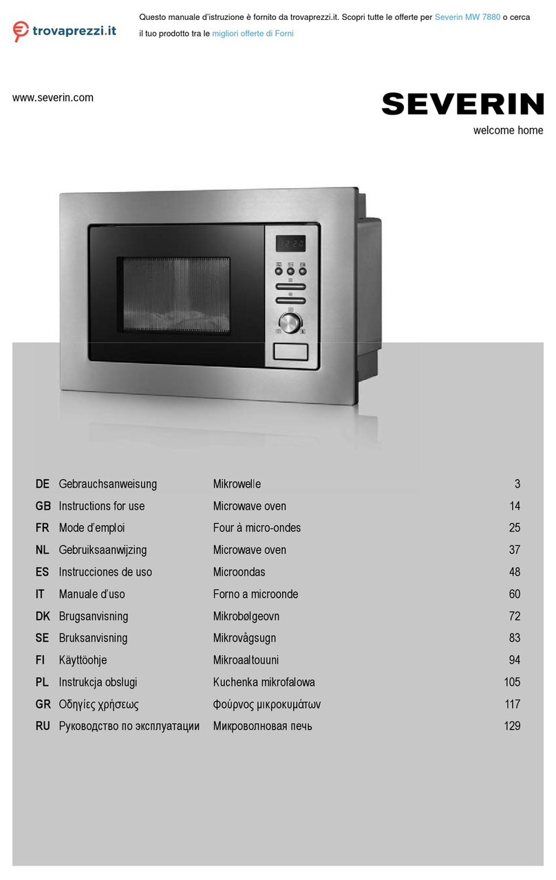 SEVERIN MW 7880 User manual SEVERIN MW 7880 User manual