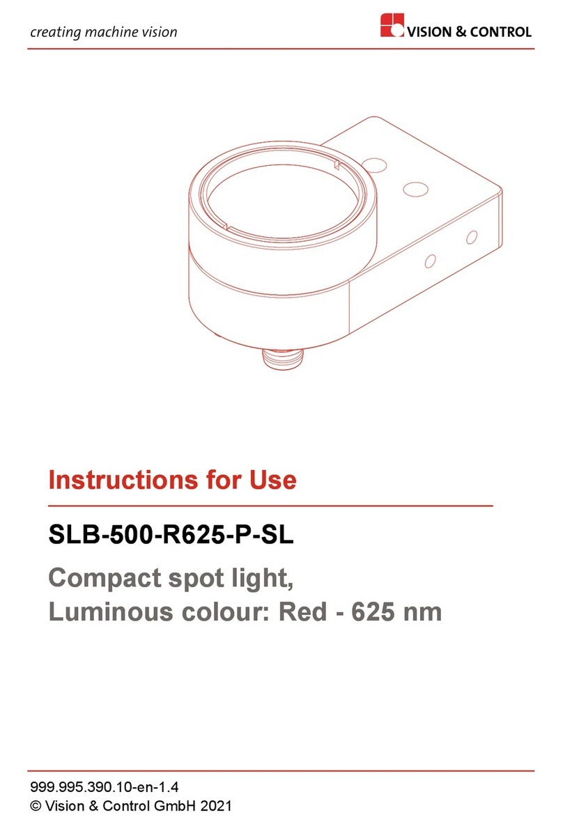 Vision & Control SLB-500-R625-P-SL User manual