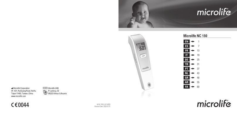 Microlife NC 150 User manual