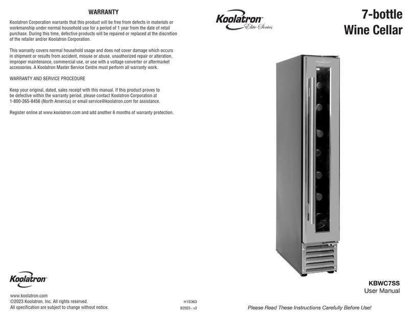 Koolatron KBWC7SS User manual