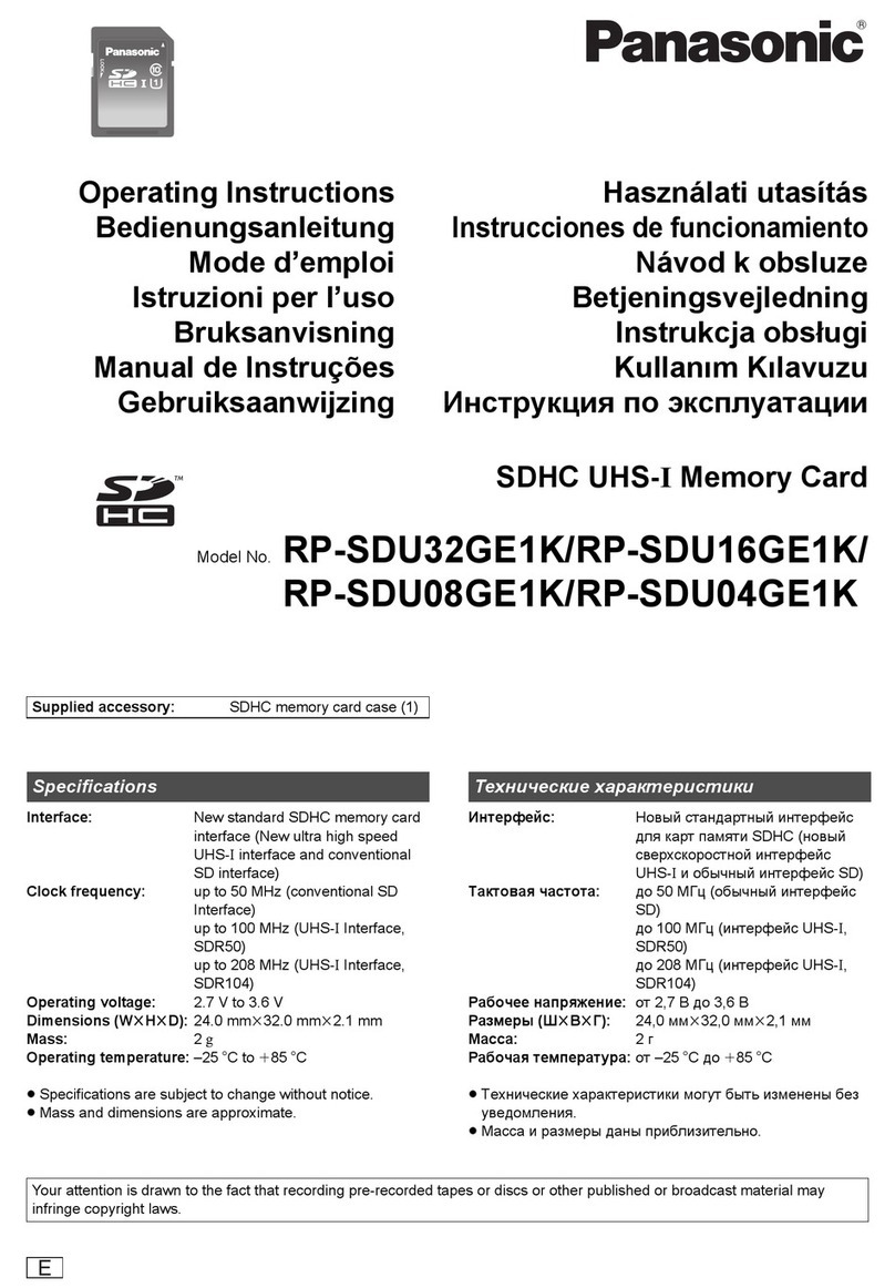 Panasonic RP-SDU32GE1K User manual